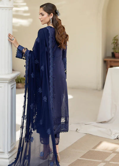 Zora By House Of Nawab Unstitched Luxury Lawn Collection 2024 FRONA