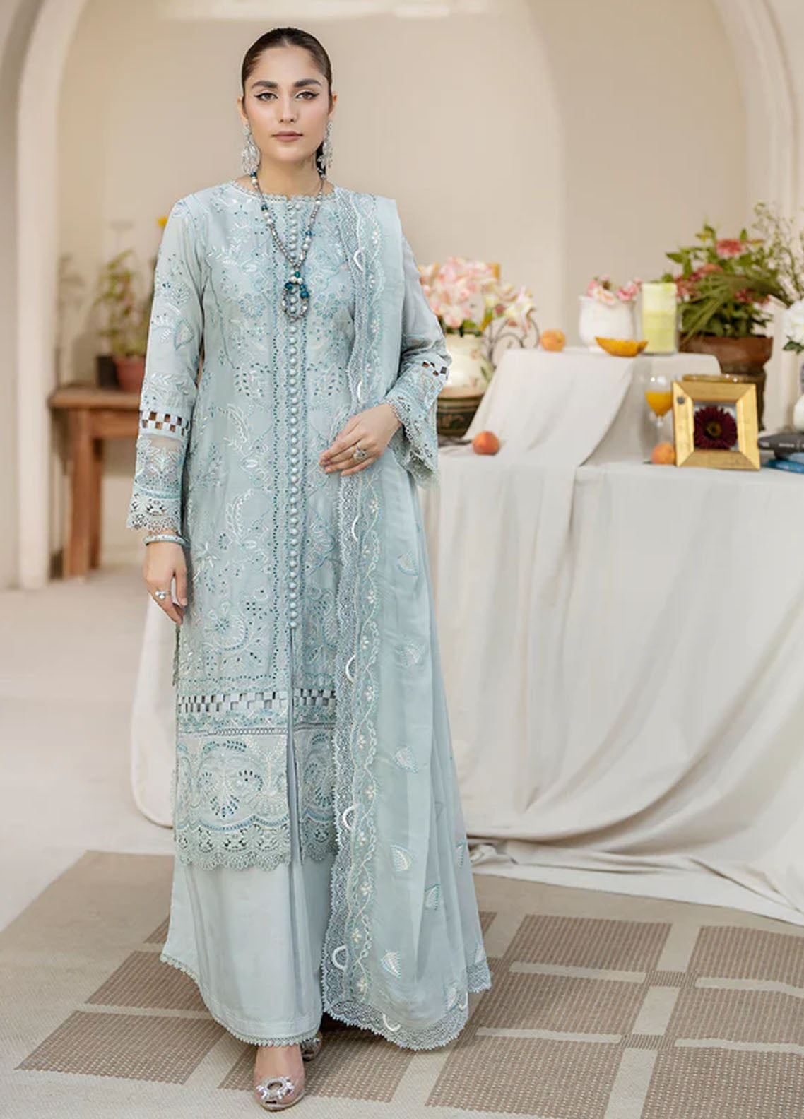 Zora By House Of Nawab Unstitched Luxury Lawn Collection 2024 QAIS