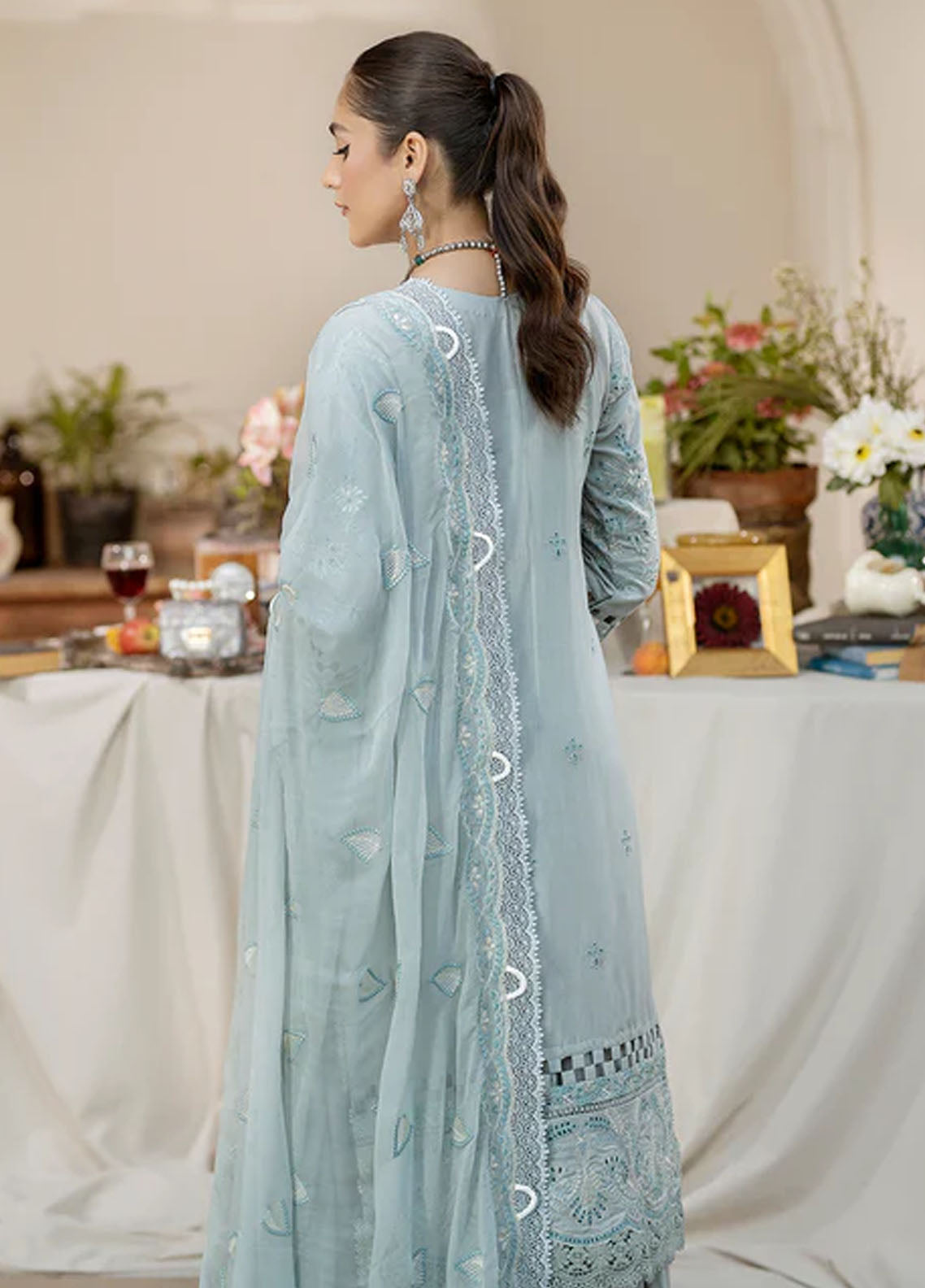 Zora By House Of Nawab Unstitched Luxury Lawn Collection 2024 QAIS