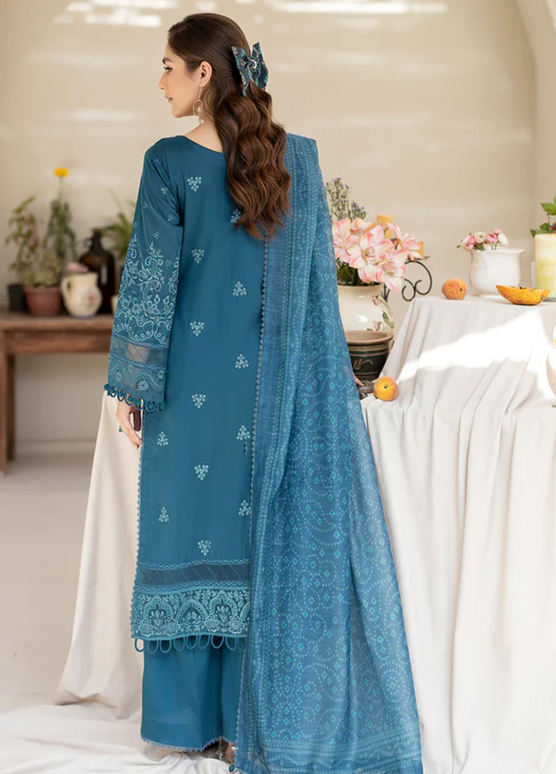 Zora By House Of Nawab Unstitched Luxury Lawn Collection 2024 QARIN