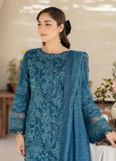 Zora By House Of Nawab Unstitched Luxury Lawn Collection 2024 QARIN
