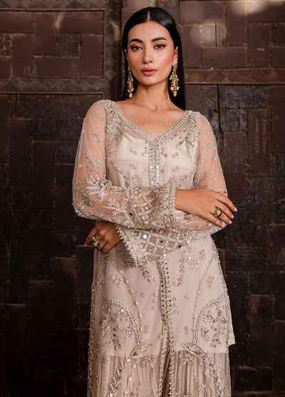 Zoya & Fatima Pret Embroidered Net 3 Piece Suit Hiza