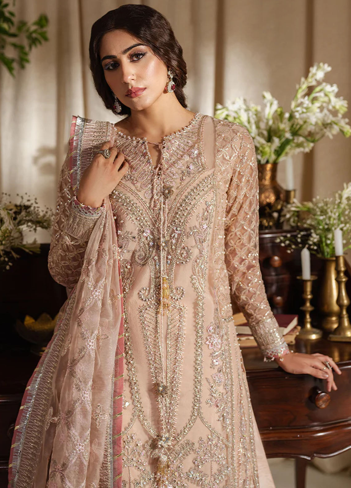 Zoya and Fatima Unstitched Festive Collection 2024 Drop 2 Bisma