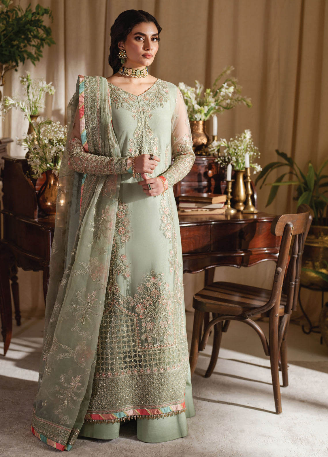 Zoya and Fatima Unstitched Festive Collection 2024 Drop 2 Mahnur