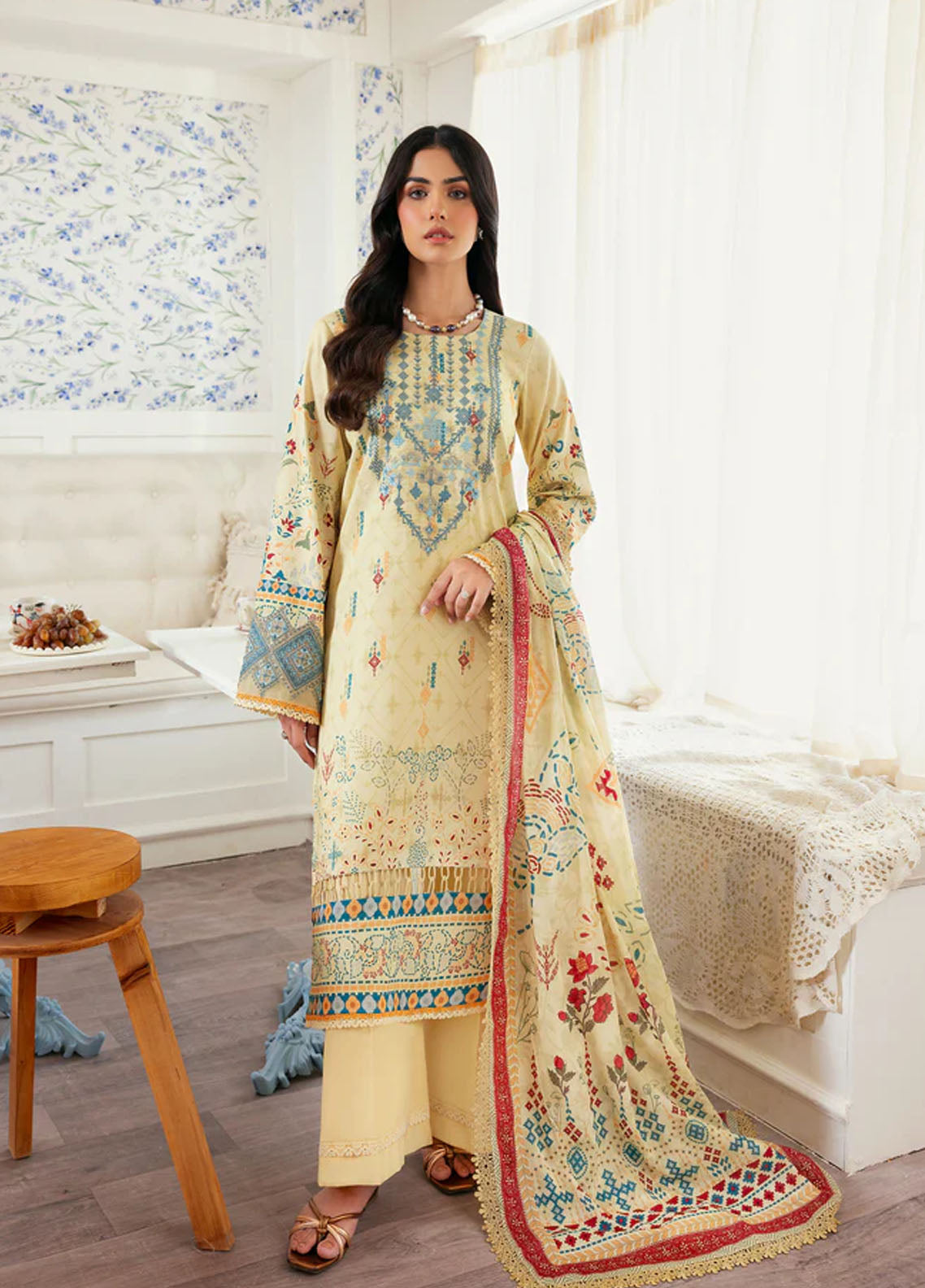 Zync by Florent Embroidered Lawn Suits Unstitched 3 Piece FL25ZDW F-3A