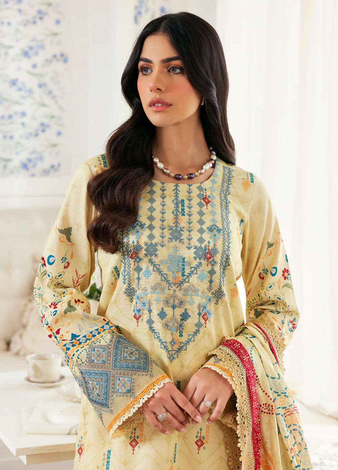 Zync by Florent Embroidered Lawn Suits Unstitched 3 Piece FL25ZDW F-3A