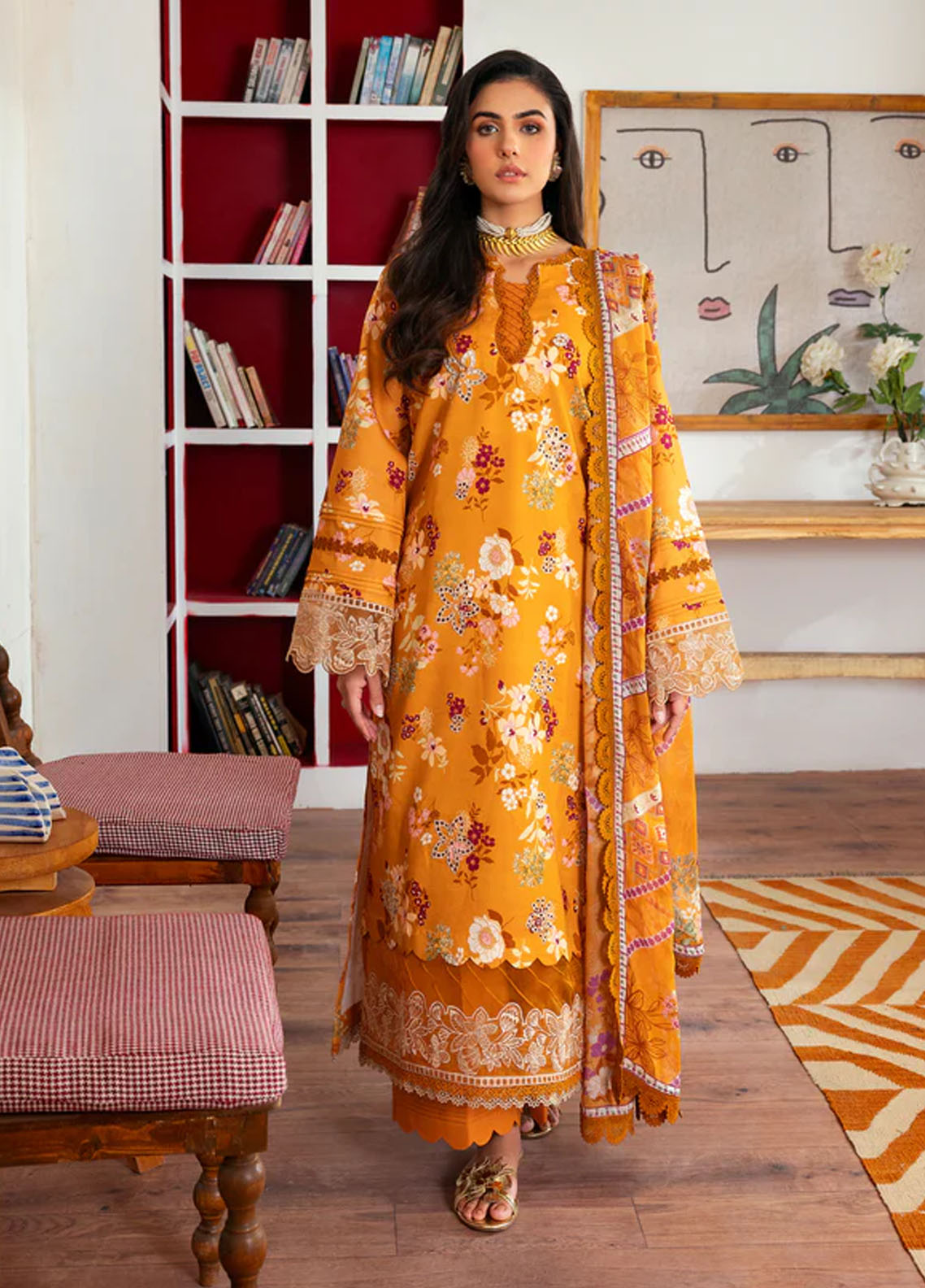 Zync by Florent Embroidered Lawn Suits Unstitched 3 Piece FL25ZDW ZY-10