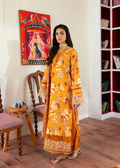 Zync by Florent Embroidered Lawn Suits Unstitched 3 Piece FL25ZDW ZY-10