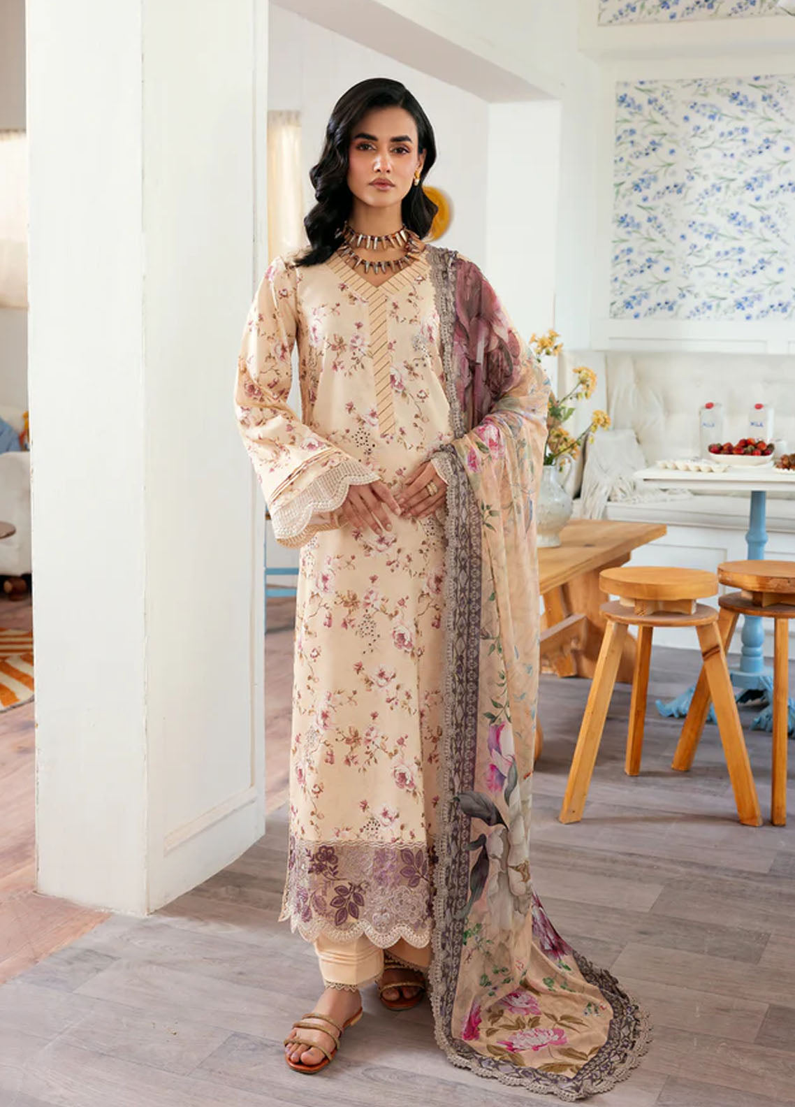 Zync by Florent Embroidered Lawn Suits Unstitched 3 Piece FL25ZDW ZY-11