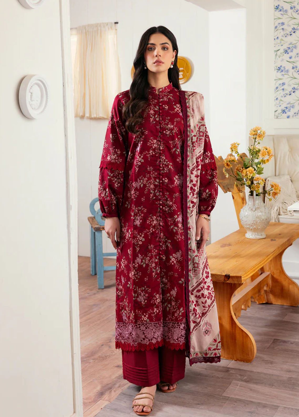 Zync by Florent Embroidered Lawn Suits Unstitched 3 Piece FL25ZDW ZY-1A