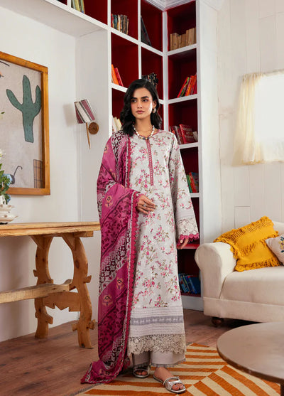 Zync by Florent Embroidered Lawn Suits Unstitched 3 Piece FL25ZDW ZY-1B