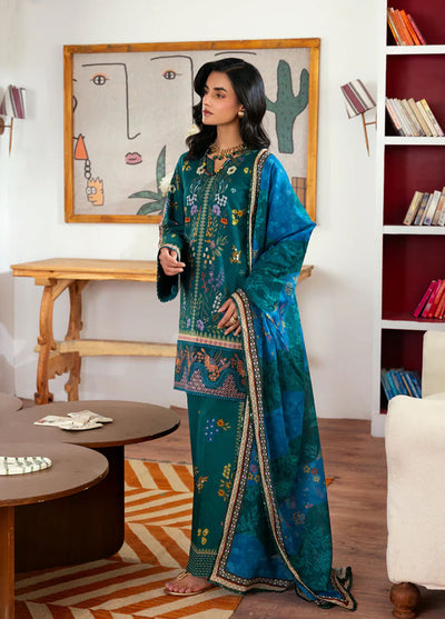 Zync by Florent Embroidered Lawn Suits Unstitched 3 Piece FL25ZDW ZY-2B