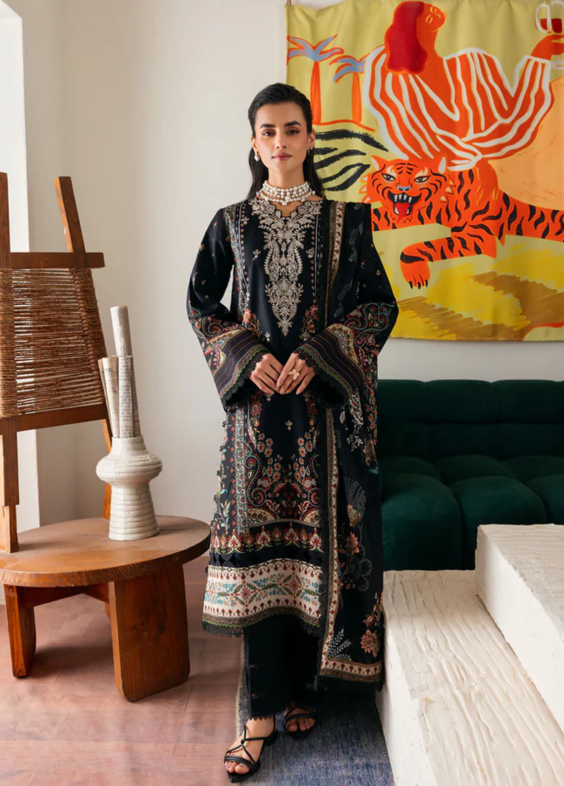 Zync by Florent Embroidered Lawn Suits Unstitched 3 Piece FL25ZDW ZY-5B