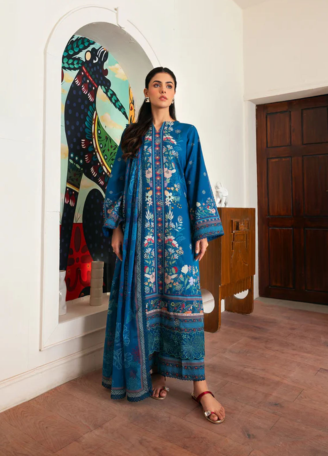 Zync by Florent Embroidered Lawn Suits Unstitched 3 Piece FL25ZDW ZY-6B