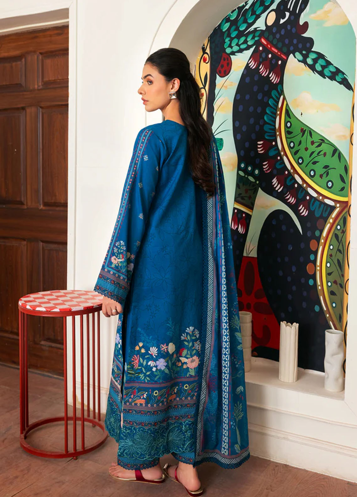 Zync by Florent Embroidered Lawn Suits Unstitched 3 Piece FL25ZDW ZY-6B