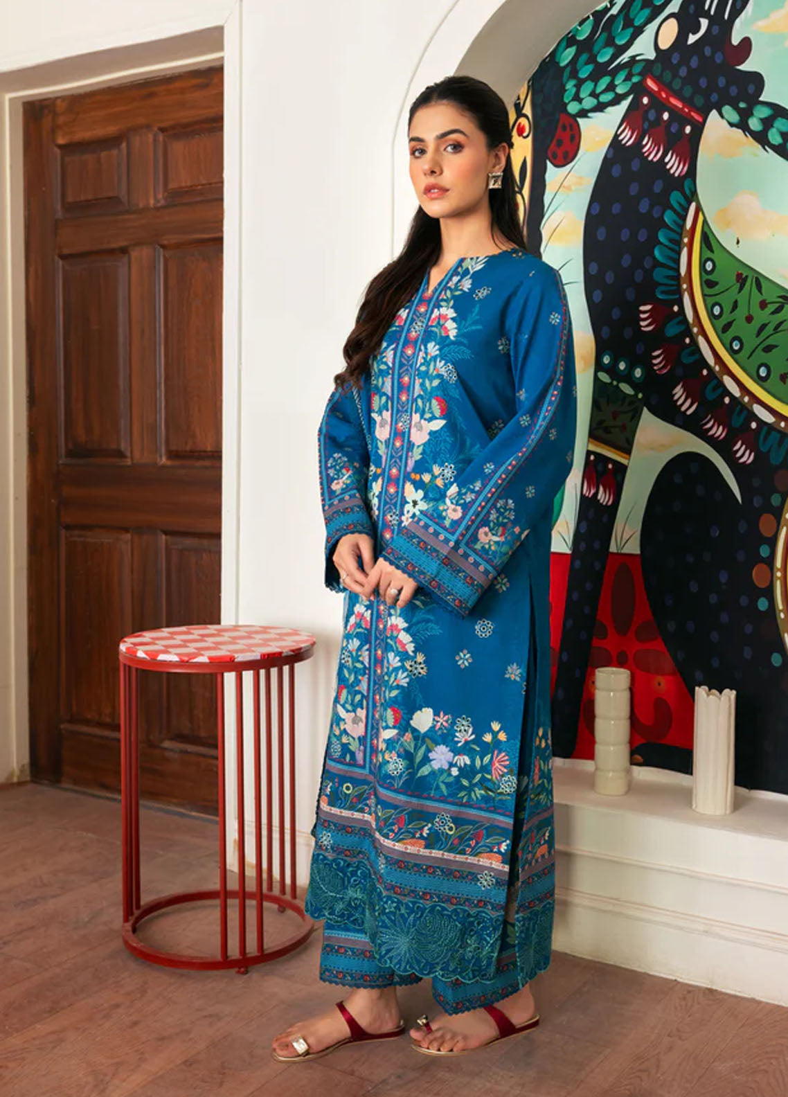Zync by Florent Embroidered Lawn Suits Unstitched 3 Piece FL25ZDW ZY-6B