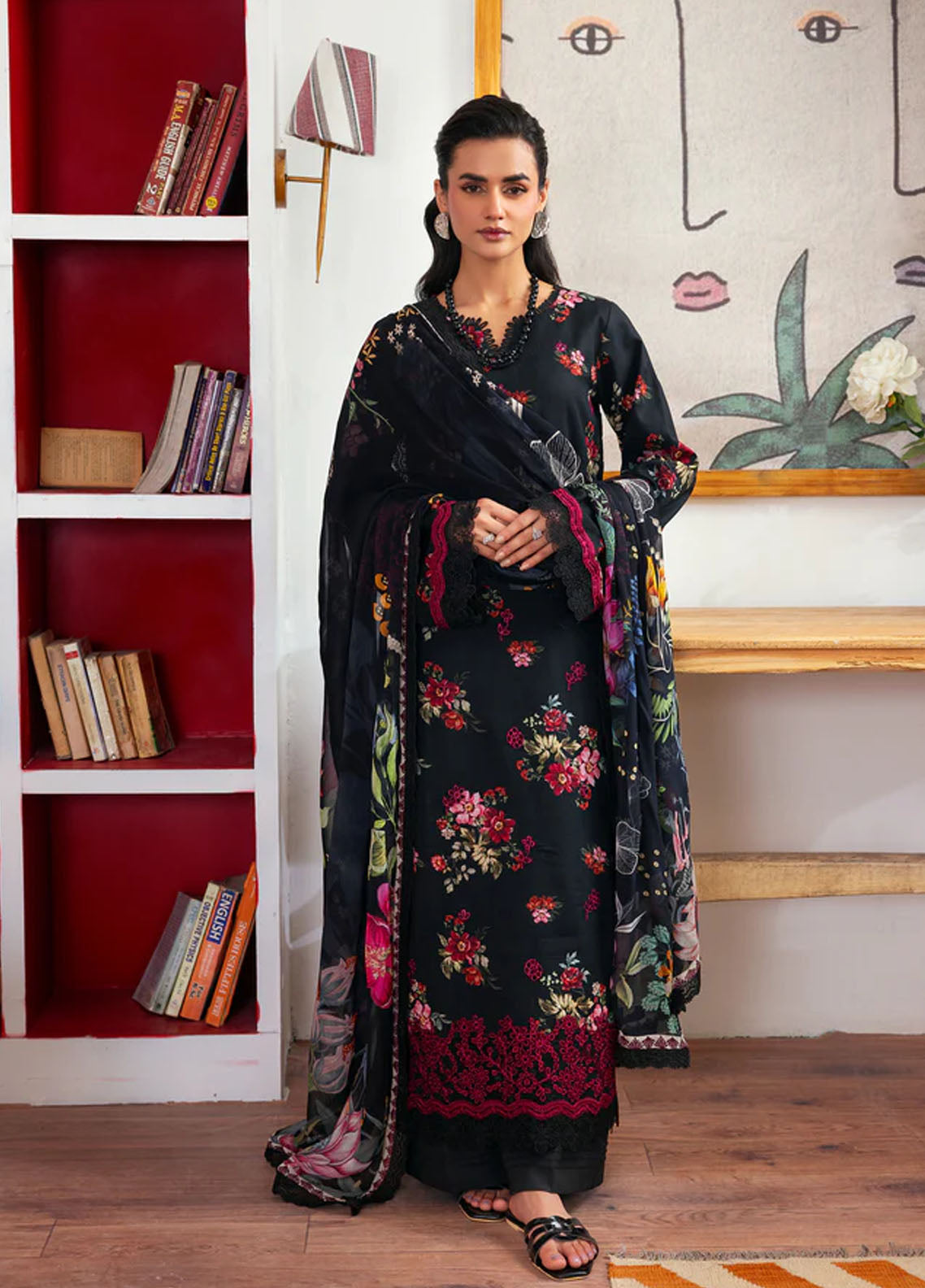 Zync by Florent Embroidered Lawn Suits Unstitched 3 Piece FL25ZDW ZY-7B