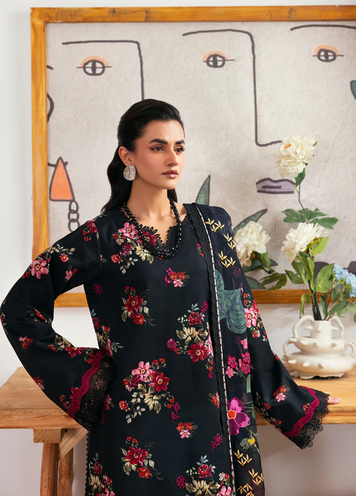 Zync by Florent Embroidered Lawn Suits Unstitched 3 Piece FL25ZDW ZY-7B