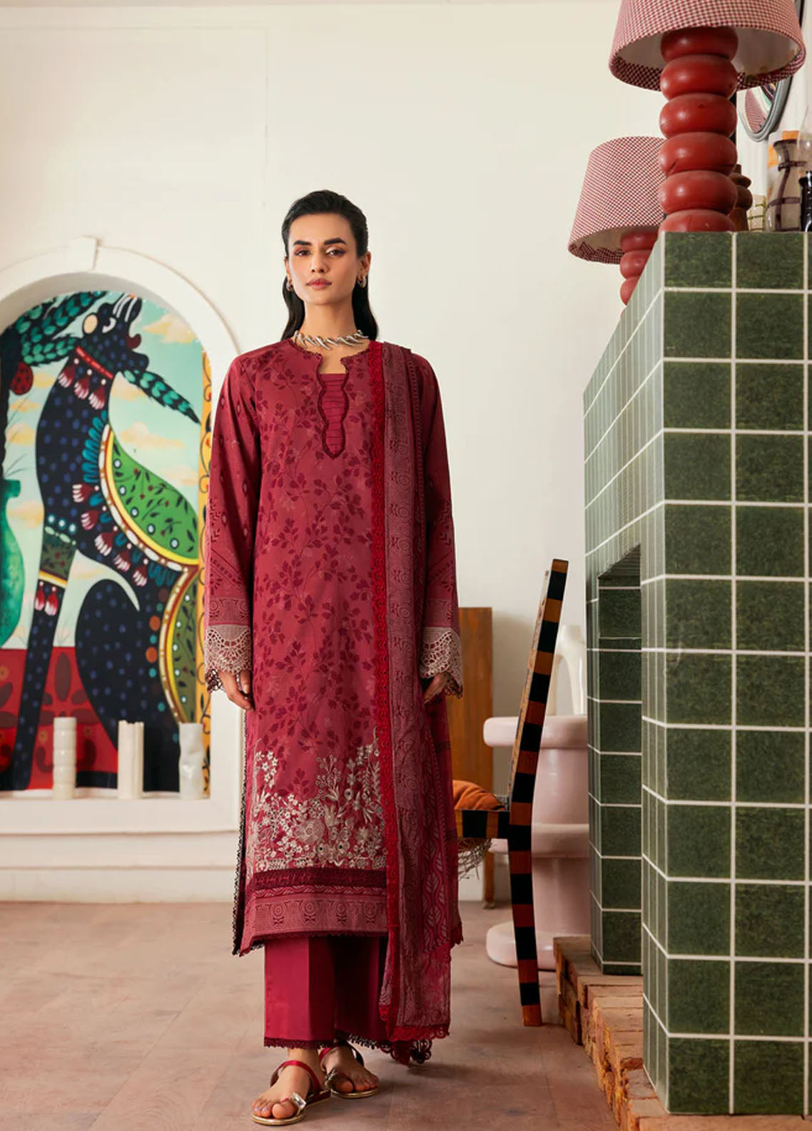 Zync by Florent Embroidered Lawn Suits Unstitched 3 Piece FL25ZDW ZY-8