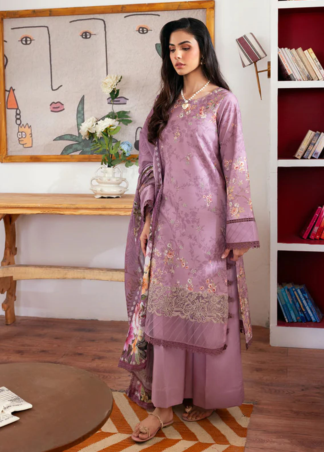 Zync by Florent Embroidered Lawn Suits Unstitched 3 Piece FL25ZDW ZY-9
