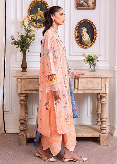 Aezel by Roheenaz Embroidered Cambric Suits Unstitched 3 Piece RNZ25AC D-02 A Amal - Winter Collection