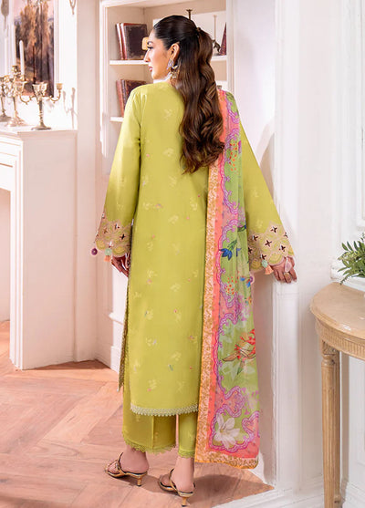 Aezel by Roheenaz Embroidered Cambric Suits Unstitched 3 Piece RNZ25AC D-08 A Arven - Winter Collection