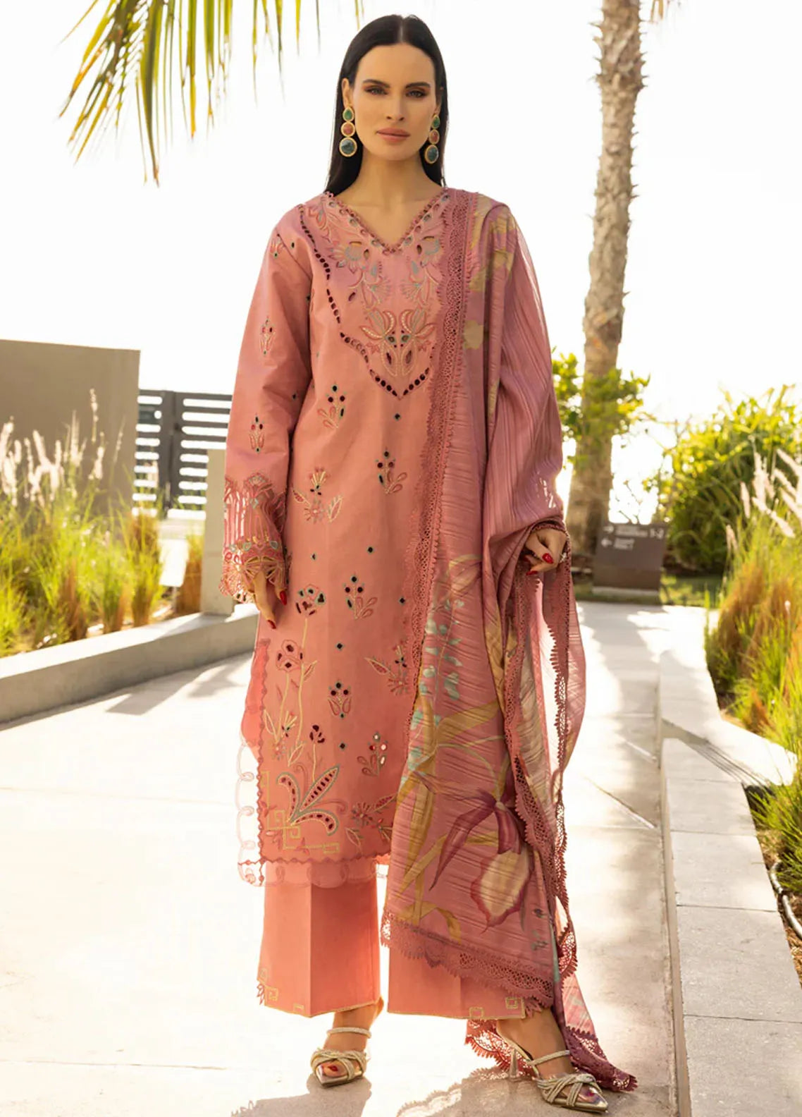 Carnation by Rang Rasiya Embroidered Lawn Suits Unstitched 3 Piece D-09 Orchid