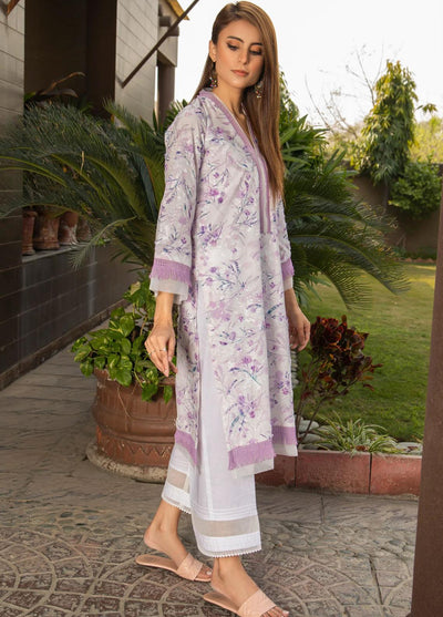 Naaz Couture Casual Pret Chikankari Lawn Kurta NC23NK-2 Lilac-2