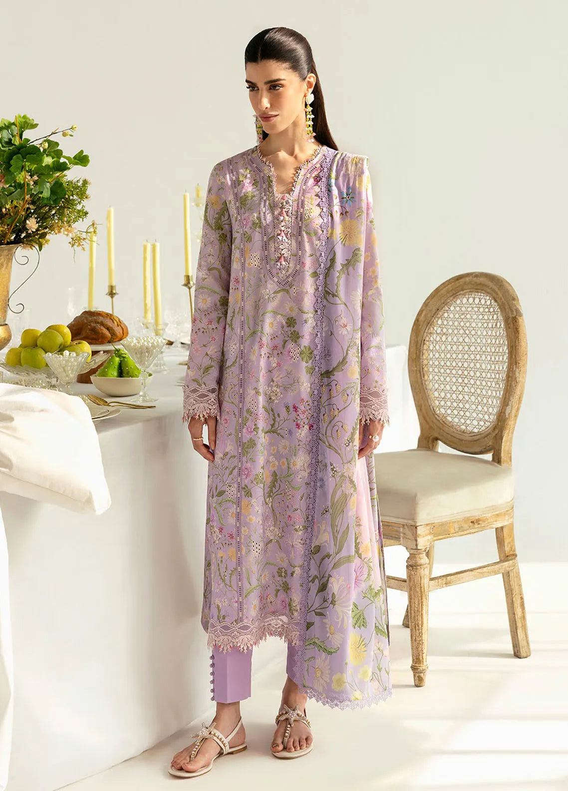 Q Prints by Qalamkar Unstitched Lawn Collection 2025 Nami PQ-4A