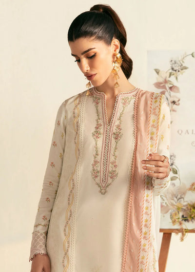 Q Prints by Qalamkar Unstitched Lawn Collection 2025 Nena PQ-1 A