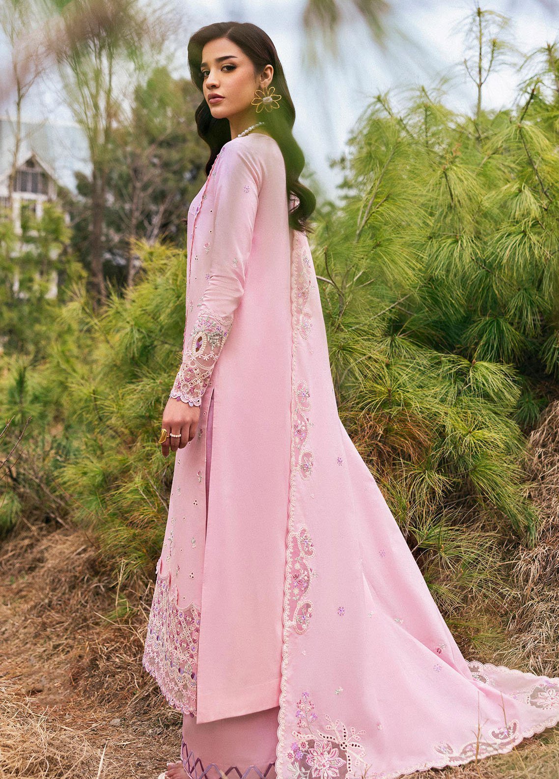 Qlinekari by Qalamkar Embroidered Lawn Suits Unstitched 3 Piece QLM25QK DC-02 Freja