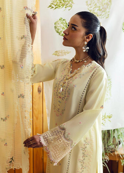 Qlinekari by Qalamkar Embroidered Lawn Suits Unstitched 3 Piece QLM25QK DC-04 Keva