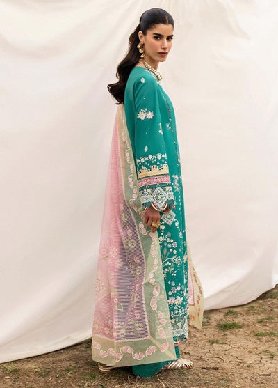 Qlinekari by Qalamkar Embroidered Lawn Suits Unstitched 3 Piece QLM25QK DC-08 Elida