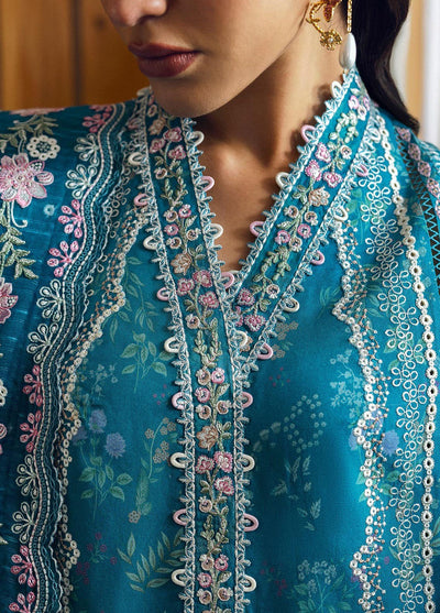 Qlinekari by Qalamkar Embroidered Lawn Suits Unstitched 3 Piece QLM25QK DC-10 Fina