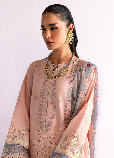 Qlinekari by Qalamkar Embroidered Lawn Suits Unstitched 3 Piece QLM25QK DC-11 Hedi