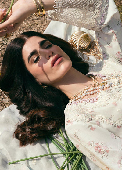Qlinekari by Qalamkar Embroidered Lawn Suits Unstitched 3 Piece QLM25QK DC-13 Miri
