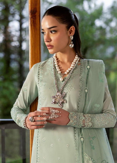 Qlinekari by Qalamkar Embroidered Lawn Suits Unstitched 3 Piece QLM25QK DC-15 Elira