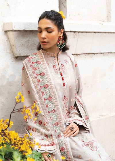 AIK Atelier Meenakari Unstitched Lawn Collection 2023 Vol-01 Look 05