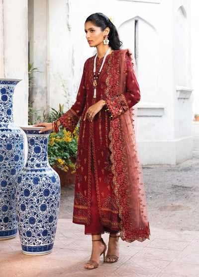 AIK Atelier Meenakari Unstitched Lawn Collection 2023 Vol-01 Look 06