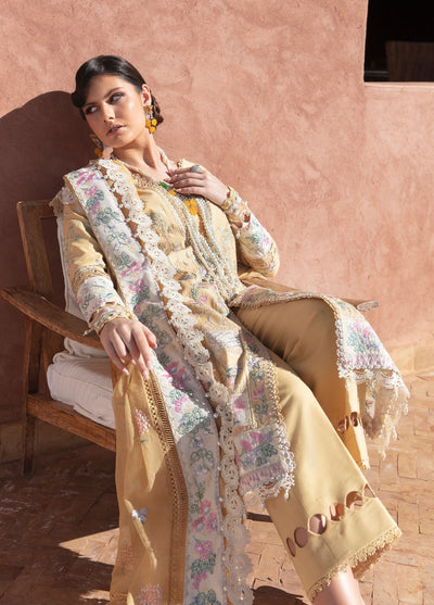 Amaani By Republic Womenswear Embroidered Lawn Suits Unstitched 3 Piece RW23A D-8A Aleah - Luxury Eid Collection