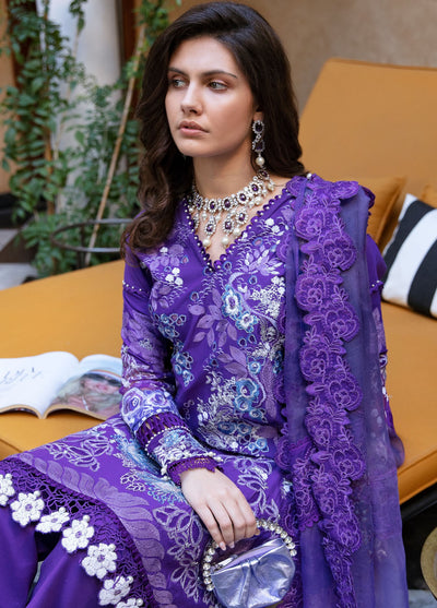 Amaani By Republic Womenswear Embroidered Lawn Suits Unstitched 3 Piece RW23A D-7B Linaria - Luxury Eid Collection