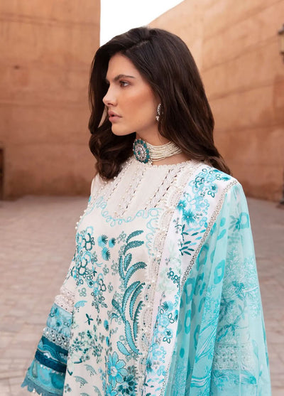 Amaani By Republic Womenswear Embroidered jacquard Suits Unstitched 3 Piece RW23A D-6B Tilila - Luxury Eid Collection