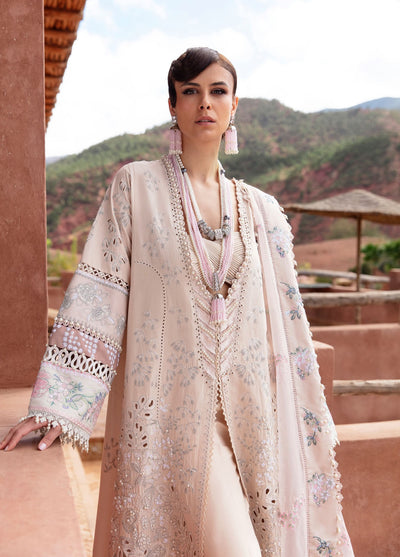 Amaani By Republic Womenswear Embroidered Lawn Suits Unstitched 3 Piece RW23A D-5B Oran - Luxury Eid Collection