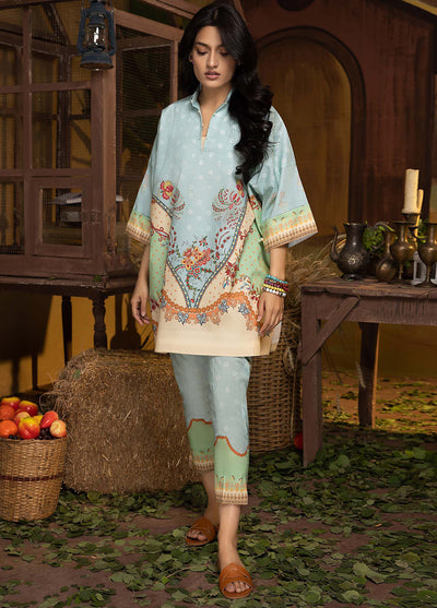 A la Mode By Humdum Unstitched Lawn Collection 2023 D-01