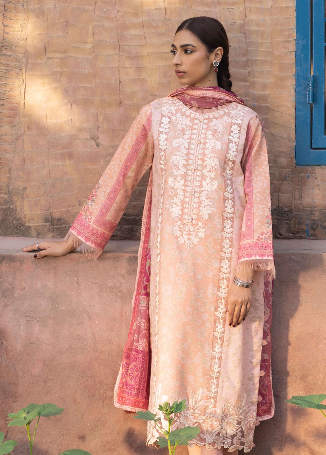 Aabyaan Prints Unstitched Lawn Collection 2023 AP-09 Hanna