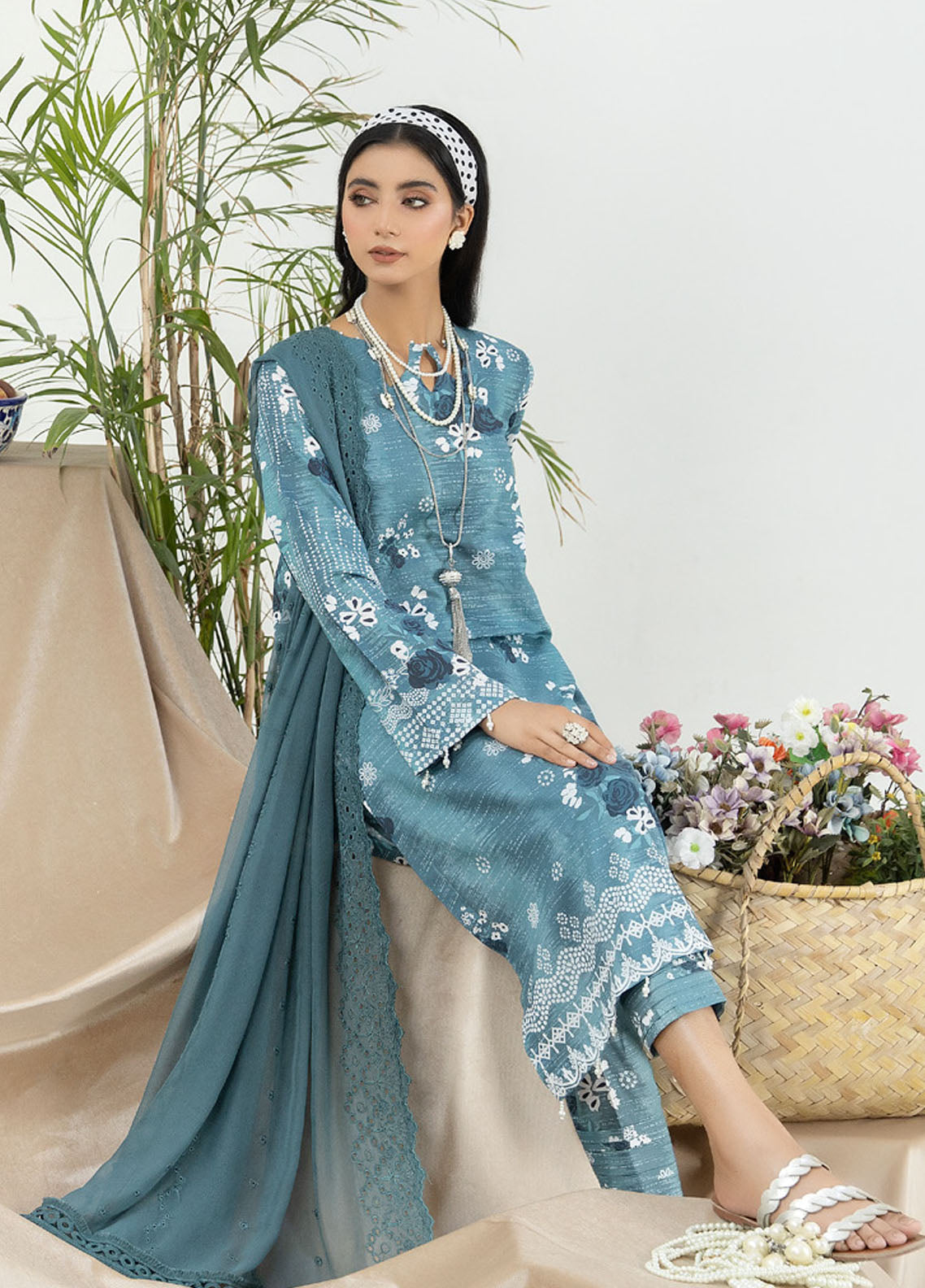 Aafreen By Riaz Arts Digital Print Lawn Collection 2023 AF-46