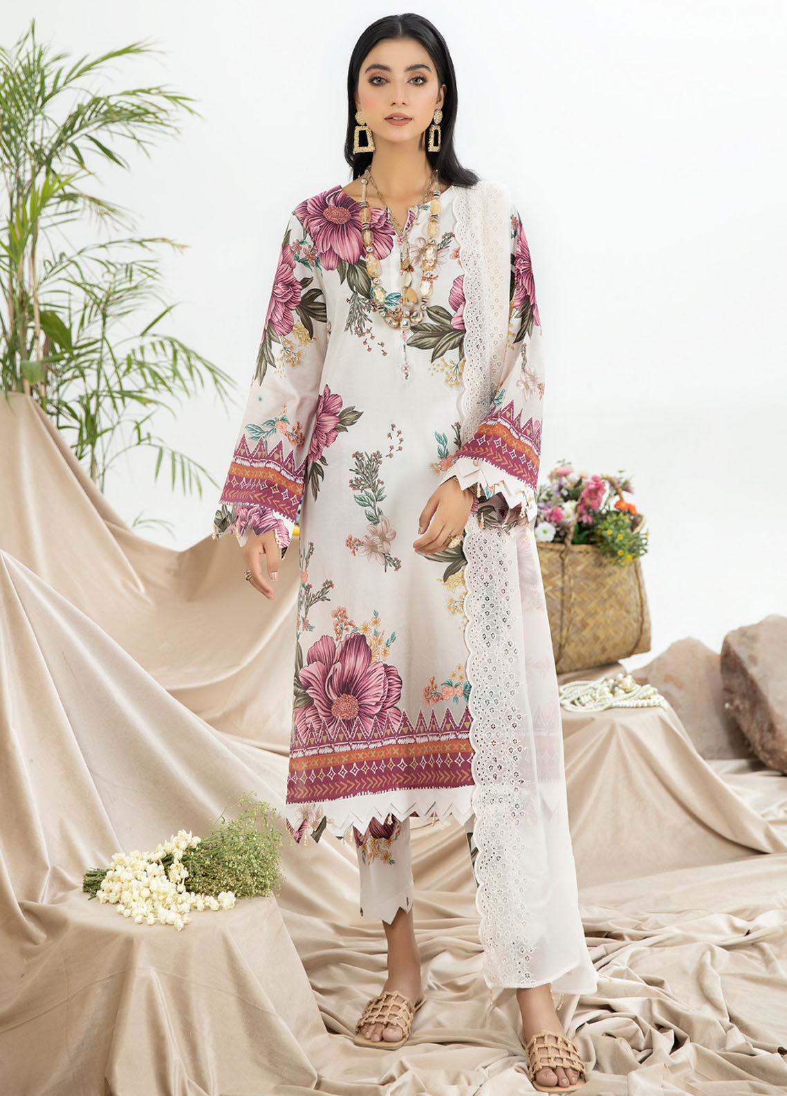 Aafreen By Riaz Arts Digital Print Lawn Collection 2023 AF-47