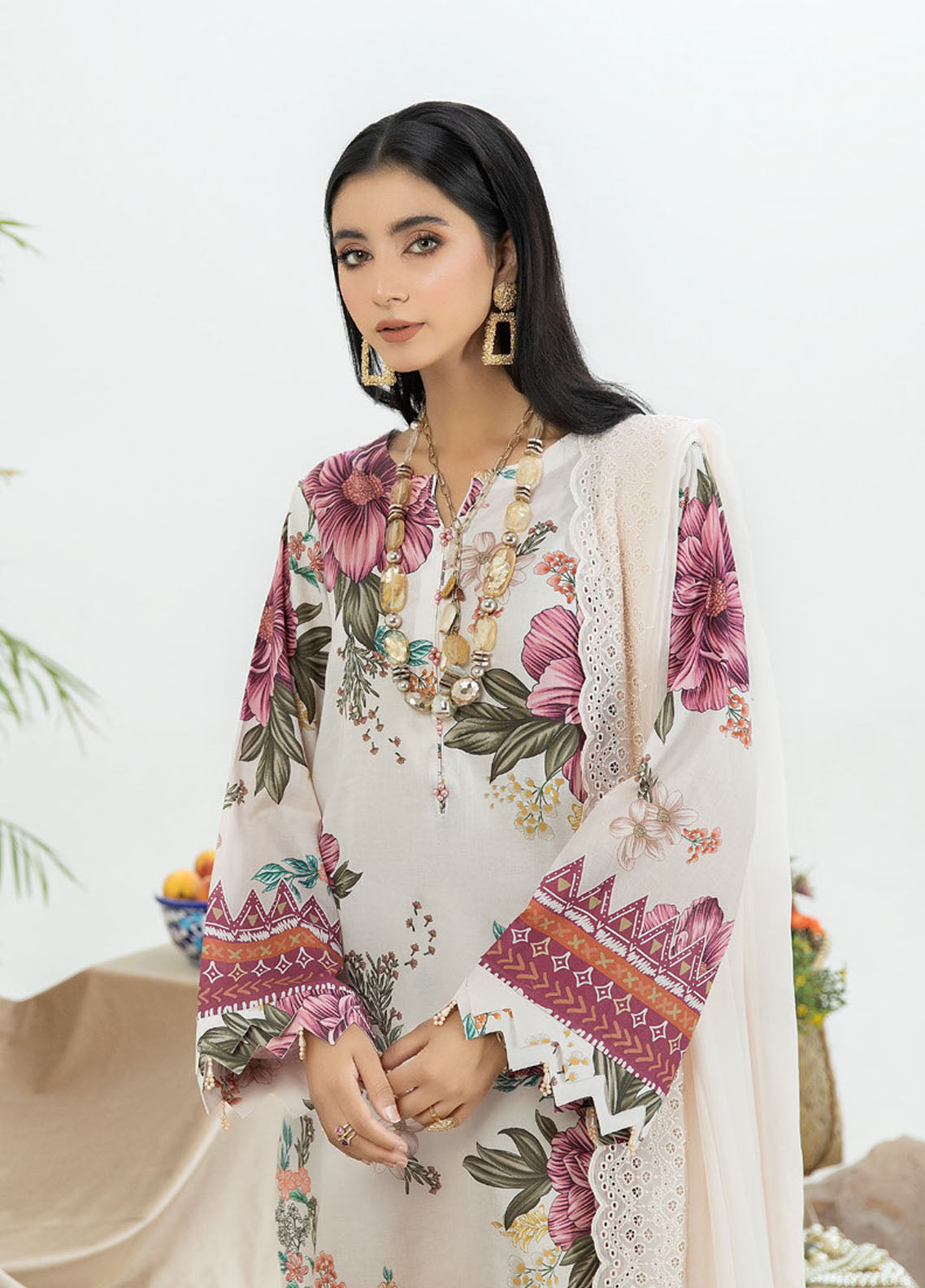 Aafreen By Riaz Arts Digital Print Lawn Collection 2023 AF-47