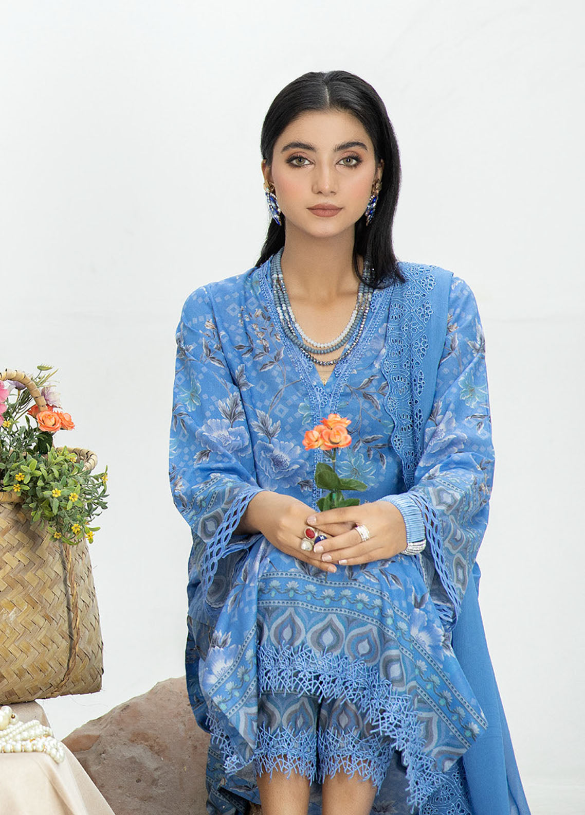 Aafreen By Riaz Arts Digital Print Lawn Collection 2023 AF-48