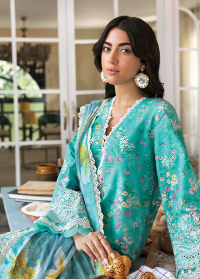 Afrozeh Printkari Unstitched Lawn Collection 2023 Sea Breeze